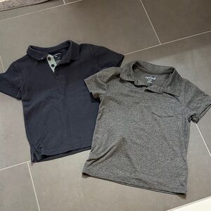 Classic Kids Polo Shirt Set - Gray